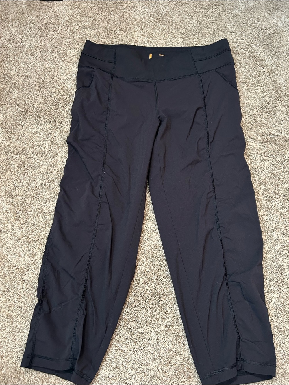 Lucy Activewear Black Everyday Capri Hiking Yoga Pants Women’s Size Medium